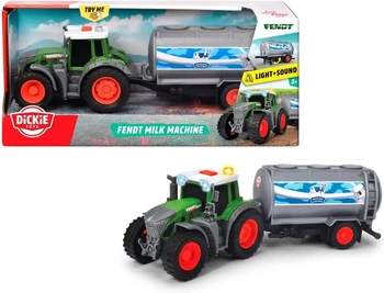 Traktor Fendt z przyczepą na melko 26 cm