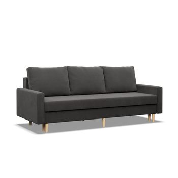 ADAMS Kanapa BLANK rozkładana z pinaki poliuretanowej - szary