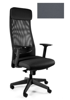 UNIQUE Fotel biurowy ARES MESH - BL417 SLATEGREY