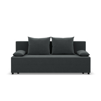 ADAMS Kanapa Fermo z bonell w tkaninie KRONOS ciemno szary