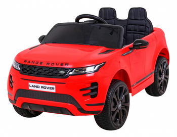 Range Rover Evoque na akumulator dla dzieci czerwony + Pilot + Wolny Start + MP3 LED