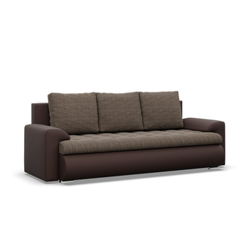 ADAMS Kanapa FORESTA rozkładana LAWA 2 + REAL 66 -  brązowy