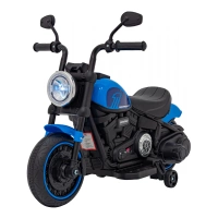 Motorek Chopper FASTER niebieski  na akumulator