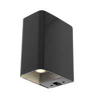 IN-LITE Lampa naścienna ACE UP-DOWN DARK 6,5W