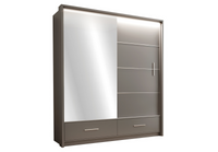 Szafa Marsylia 203 grafit mat / lustro