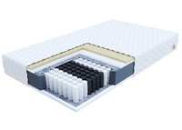 FDM Materac kieszeniowy BOLONIA 160x200 cm z pokryciem PREMIUM JERSEY