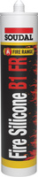 SOUDAL Fire Silicone B1 FR Neutralny silikon ogniochronny 300 ml szary