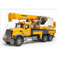 BRUDER MACK Granite z dźwigiem Liebherr 02818