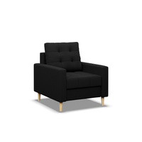 ADAMS Fotel ELMA czarny