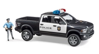 BRUDER 02505 Auto Dodge RAM 2500 Power Wagon jako auto policji USA z figurką policjanta