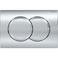 GEBERIT Przycisk uruchamiający Delta01, przedni, chrom błyszczący