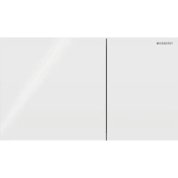 GEBERIT Przycisk uruchamiający Sigma70, przedni, szkło białe 115.622.SI.1