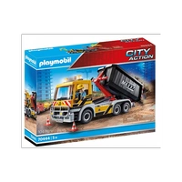 Playmobil Zestaw z figurkami City Action 70444 - samochód ciężarowy z wymiennym nadwoziem