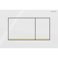 GEBERIT Przycisk uruchamiający Sigma30, przedni, biały-złoty-biały 115.883.KK.1