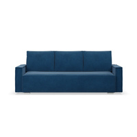 ADAMS Kanapa NOTO z funkcją spania w tkaninie POSO błękit pruski / bonell